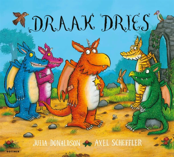 Draak Dries – Julia Donaldson – boek cover