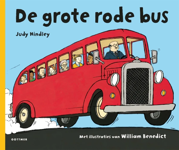 De grote rode bus – Judy Hindley – boek cover