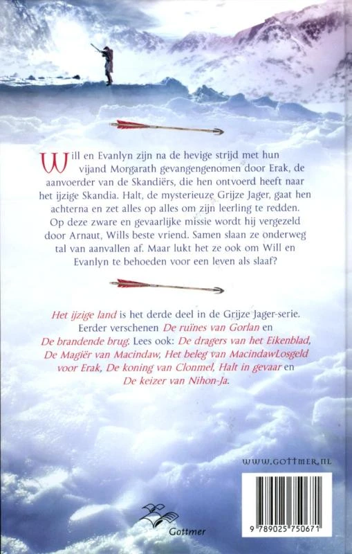 Het ijzige land – John Flanagan – boek cover