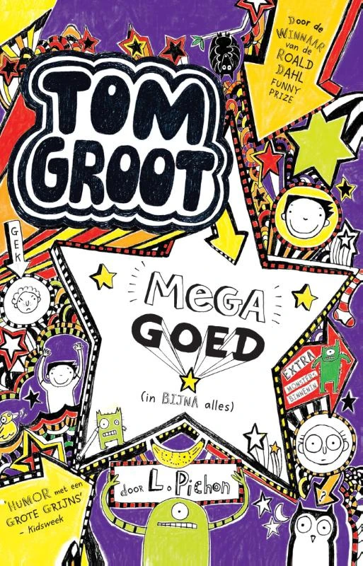 Tom Groot mega goed (in bijna alles) – Liz Pichon – boek cover