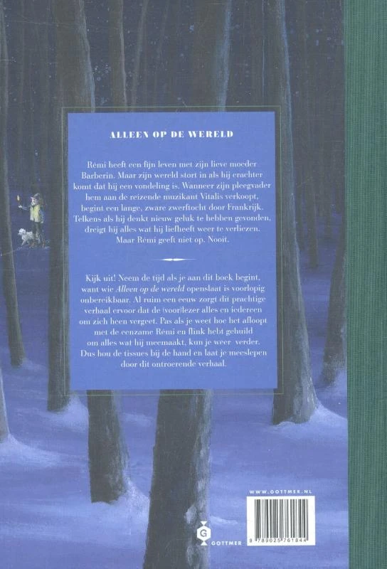 Alleen op de wereld – Hector Malot – boek cover