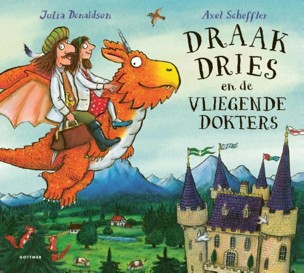 Draak Dries en de vliegende dokters – Julia Donaldson – boek cover