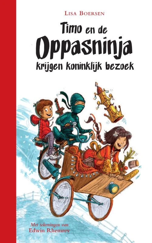 Timo en de oppasninja krijgen koninklijk bezoek – Lisa Boersen – boek cover