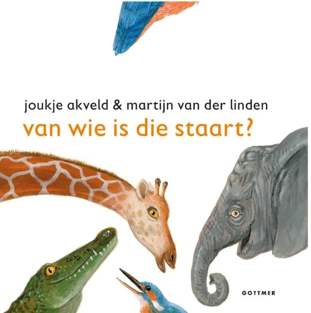 Van wie is die staart? – Joukje Akveld – boek cover