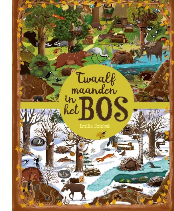 Twaalf maanden in het bos – Emilia Dziubak – boek cover