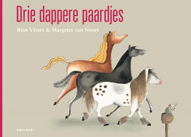 Drie dappere paardjes – Rian Visser – boek cover