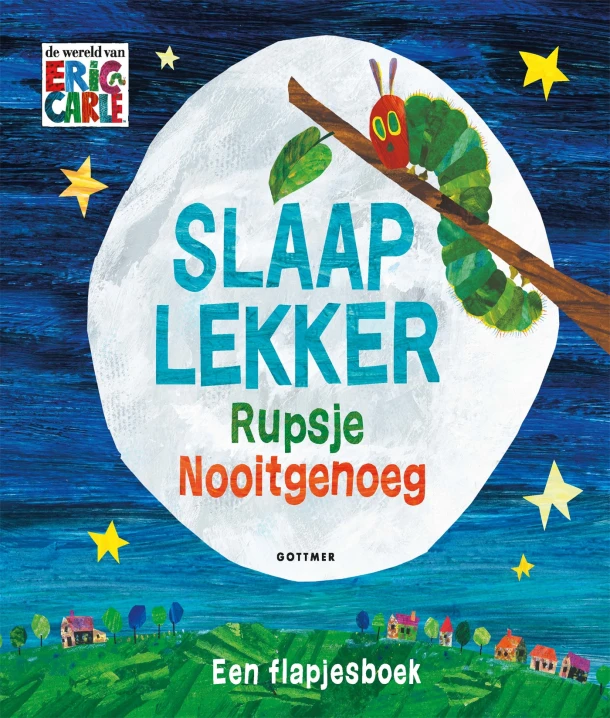 Slaap lekker Rupsje Nooitgenoeg – Eric Carle – boek cover