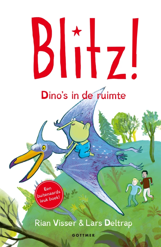 Dino's in de ruimte – Rian Visser – boek cover