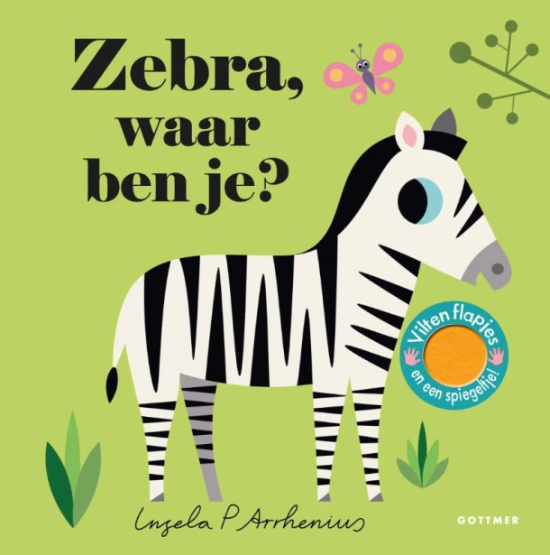 Zebra, waar ben je? – Ingela P Arrhenius – boek cover
