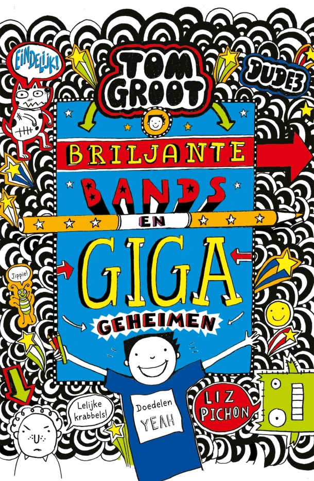 Briljante bands en giga geheimen – Liz Pichon – boek cover