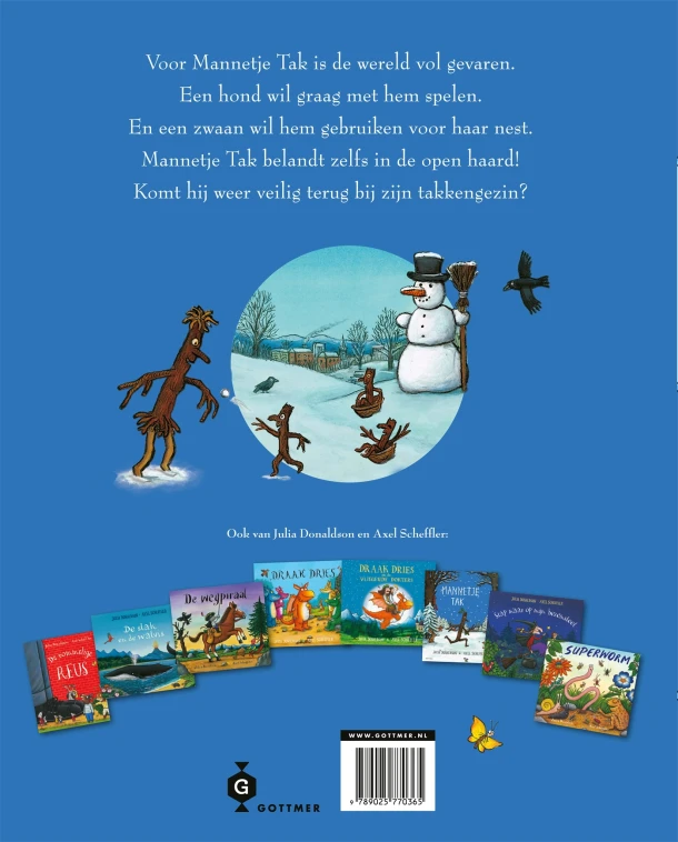 Mannetje Tak – Julia Donaldson – boek cover