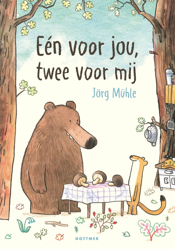 Eén voor jou, twee voor mij – Jörg Mühle – boek cover