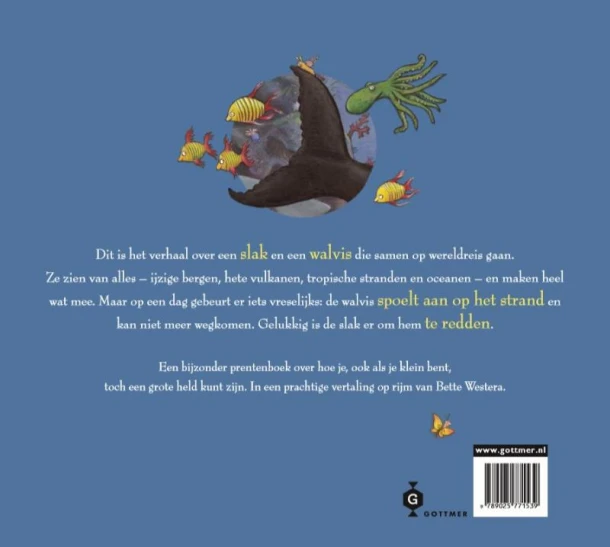 De slak en de walvis – Julia Donaldson – boek cover