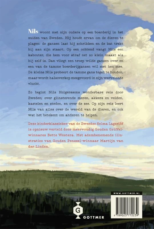 De wonderbare reis van Nils Holgersson – Selma Lagerlöf – boek cover