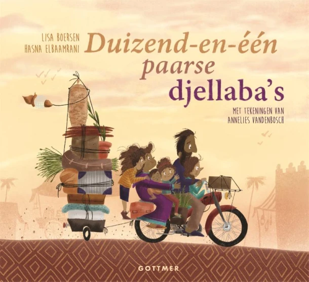 Duizend-en-één paarse djellaba's – Lisa Boersen – boek cover