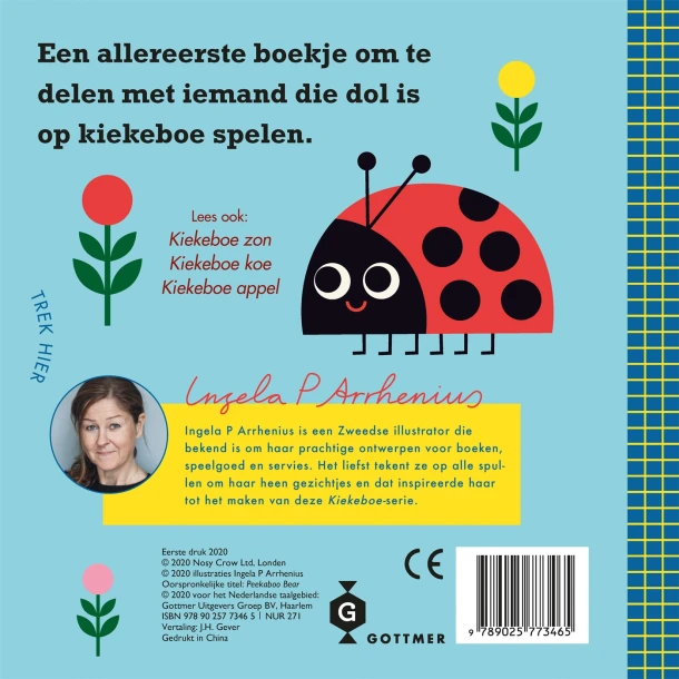 Kiekeboe beer – Ingela P Arrhenius – boek cover