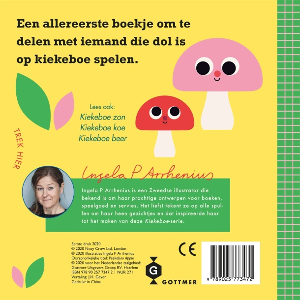 Kiekeboe appel – Ingela P Arrhenius – boek cover