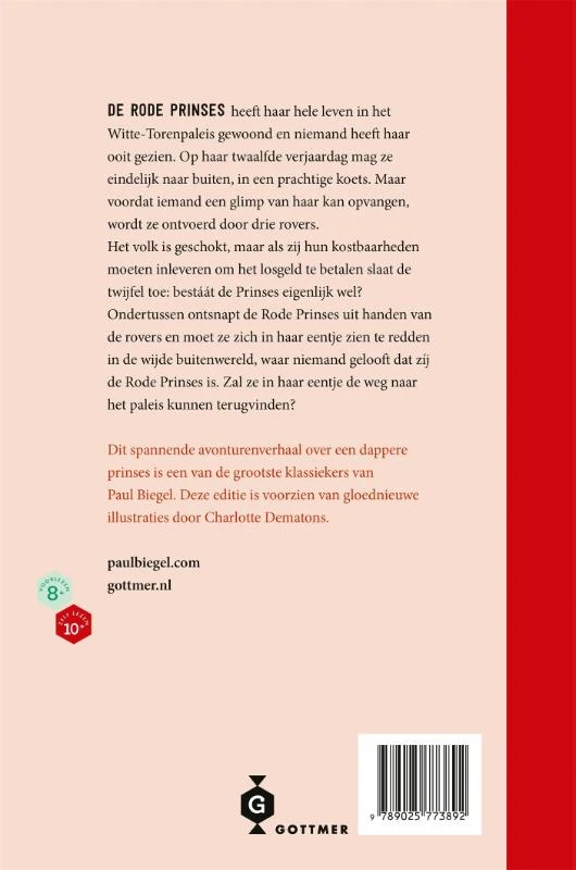 De Rode Prinses – Paul Biegel – boek cover