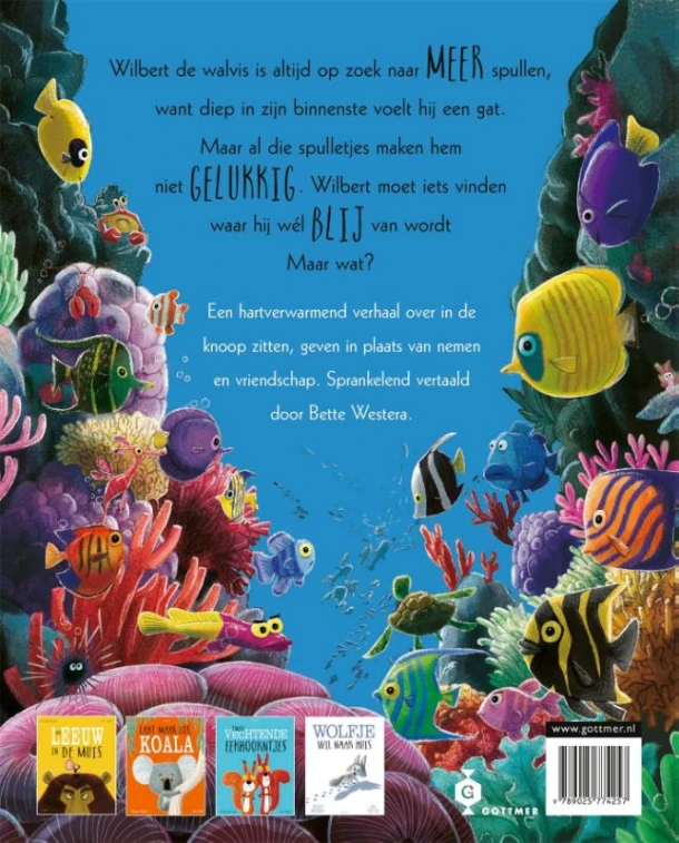 De walvis wilde meer – Rachel Bright – boek cover