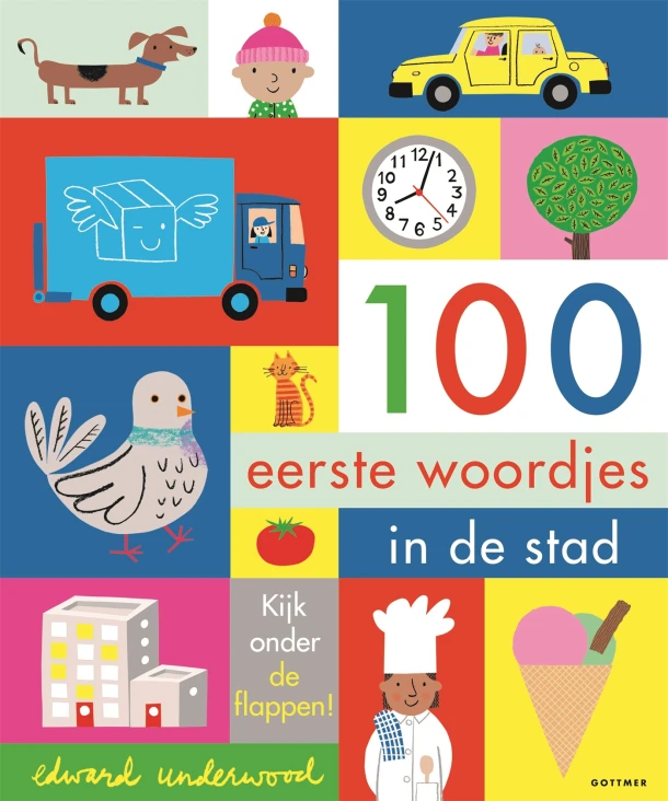 100 eerste woordjes in de stad – Edward Underwood – boek cover