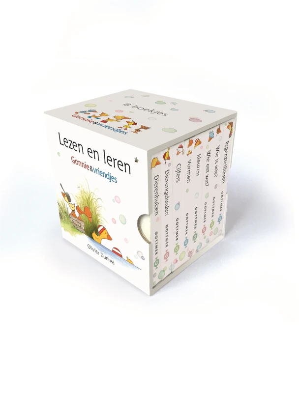Lezen en leren met Gonnie & vriendjes – Olivier Dunrea – boek cover