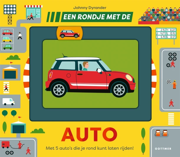 Een rondje met de auto – Johnny Dyrander – boek cover