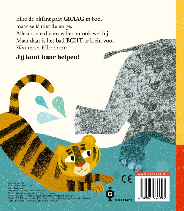 En nu mijn bad uit! – Britta Teckentrup – boek cover
