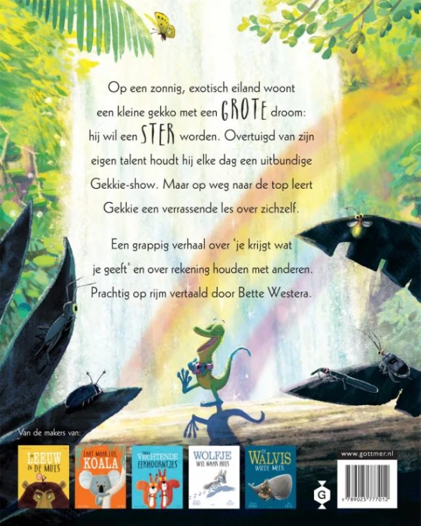 Gekkie de gekko – Rachel Bright – boek cover