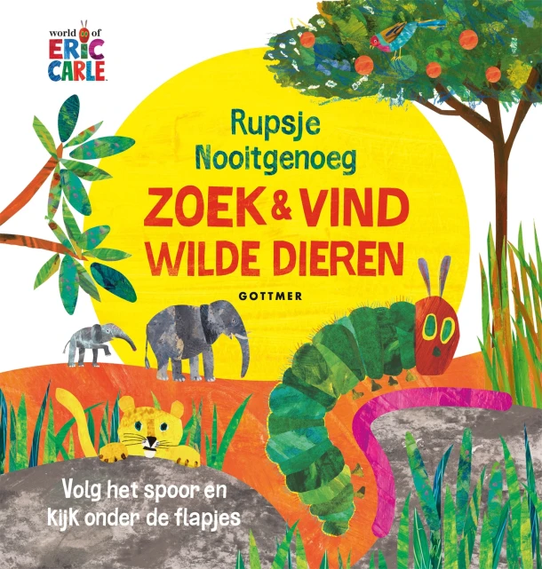 Zoek & vind - Wilde dieren – Eric Carle – boek cover