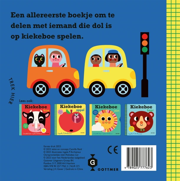 Kiekeboe auto – Ingela P Arrhenius – boek cover