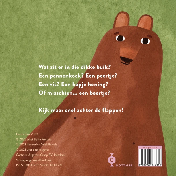 Wat zit er in die dikke buik? – Bette Westera – boek cover