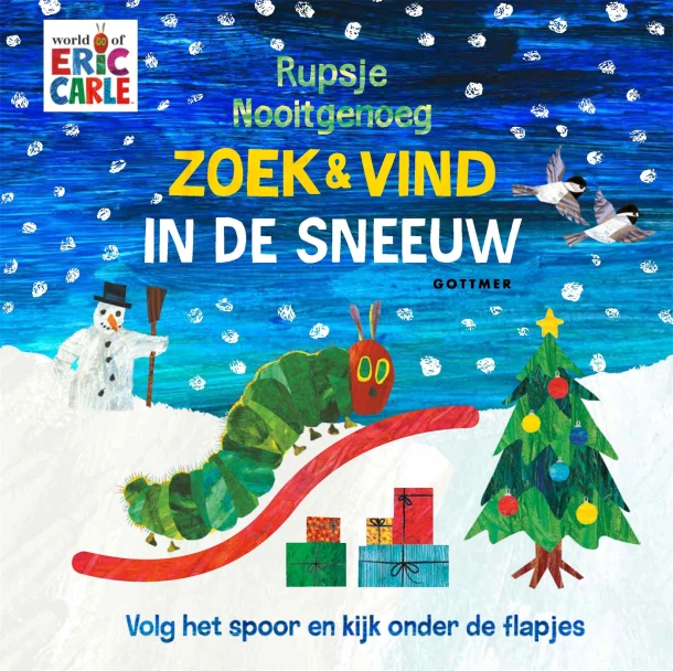 Zoek & vind- In de sneeuw – Eric Carle – boek cover
