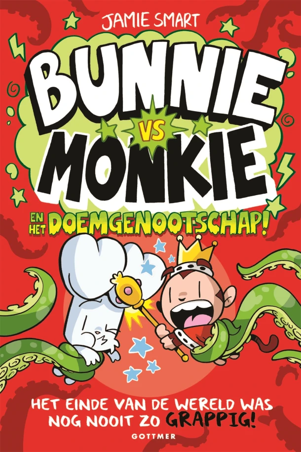 Bunnie vs Monkie en het doemgenootschap! – Jamie Smart – boek cover