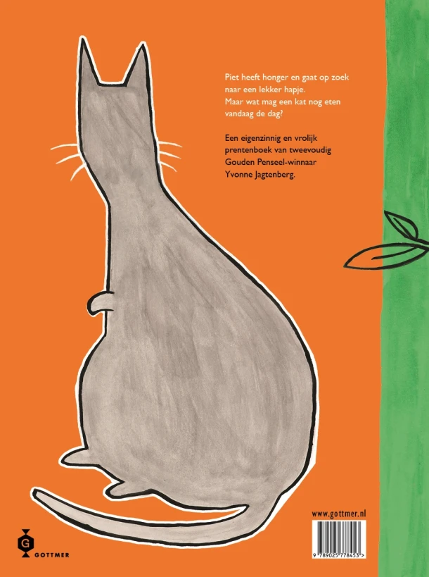 Piet de kat die wil weten wat hij wél mag eten – Yvonne Jagtenberg – boek cover