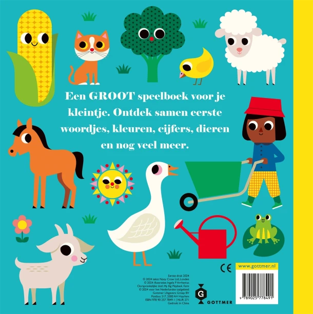 Mijn grote speelboek Boerderij – Ingela P Arrhenius – boek cover