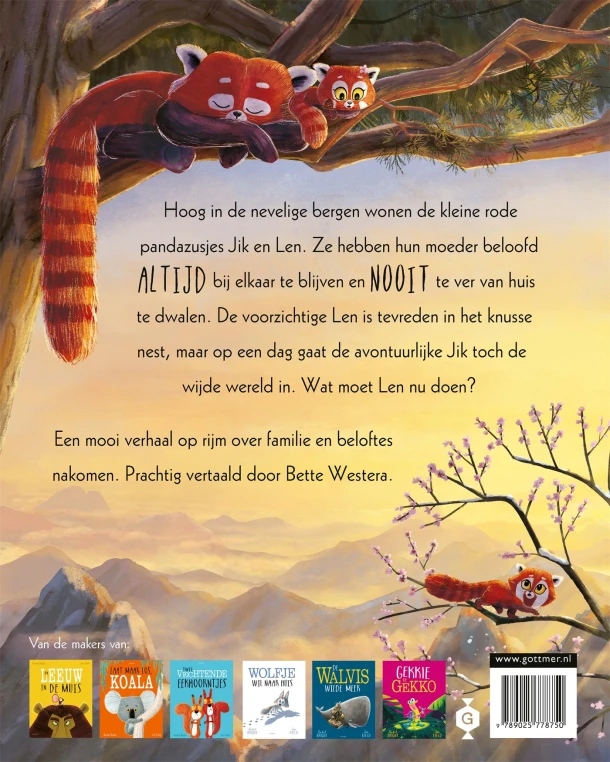 Beloofd is beloofd, kleine panda's – Rachel Bright – boek cover