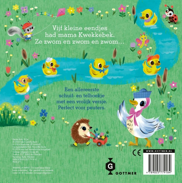 Vijf kleine eendjes – Camilla Reid – boek cover