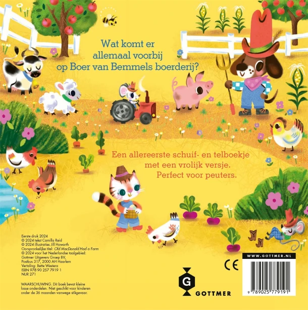 Wat zie jij op de boerderij? – Camilla Reid – boek cover