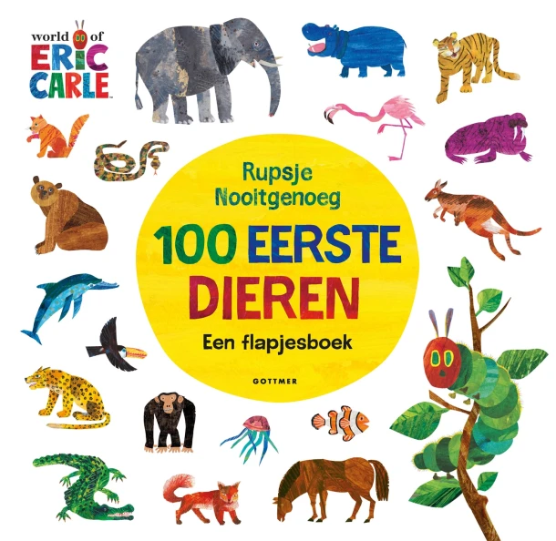 100 eerste dieren – Eric Carle – boek cover