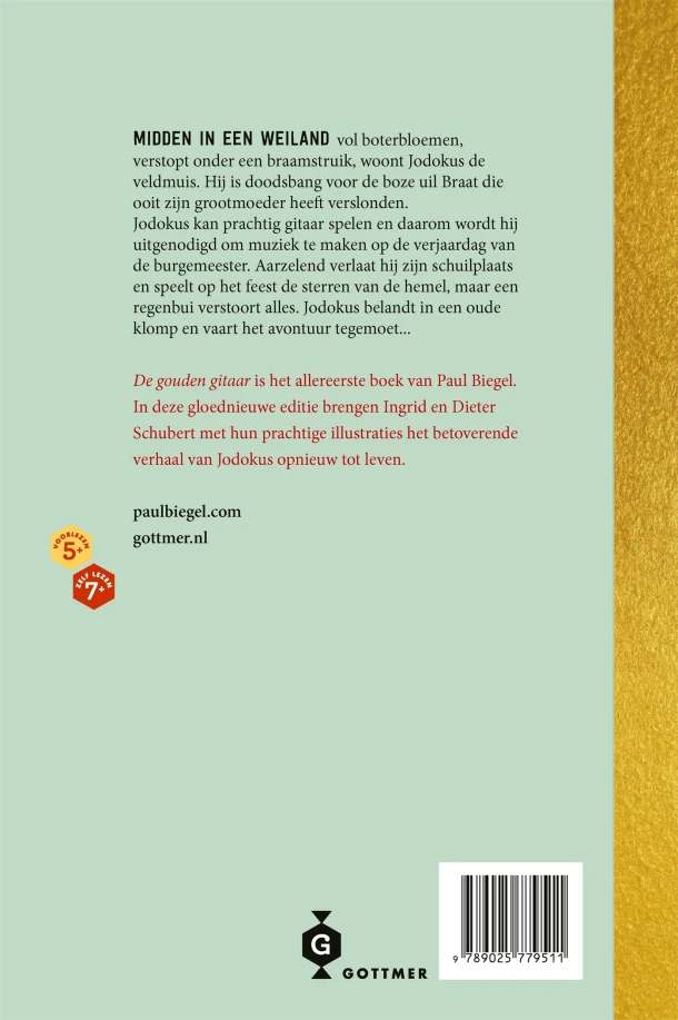 De gouden gitaar – Paul Biegel – boek cover