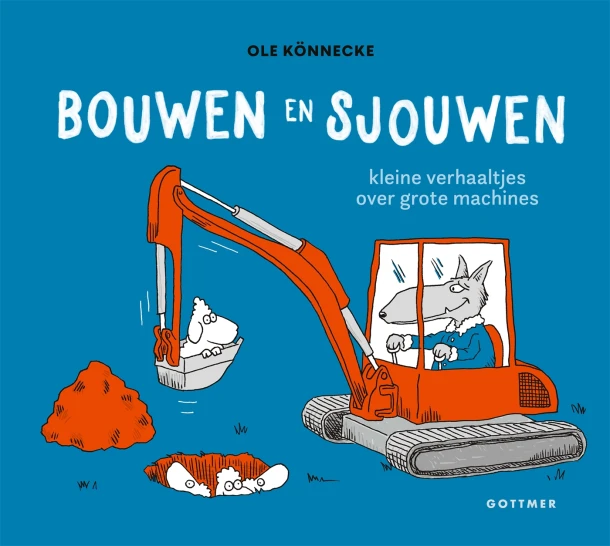 Bouwen en sjouwen – Ole Könnecke – boek cover