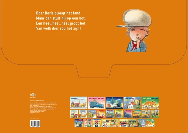 Vertelplaten Boer Boris en de dino – Ted van Lieshout – boek cover