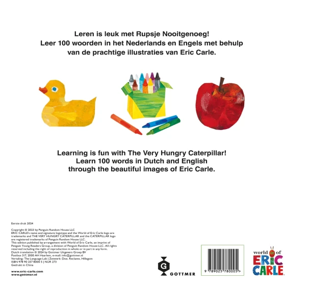 100 eerste woordjes / First Words – Eric Carle – boek cover