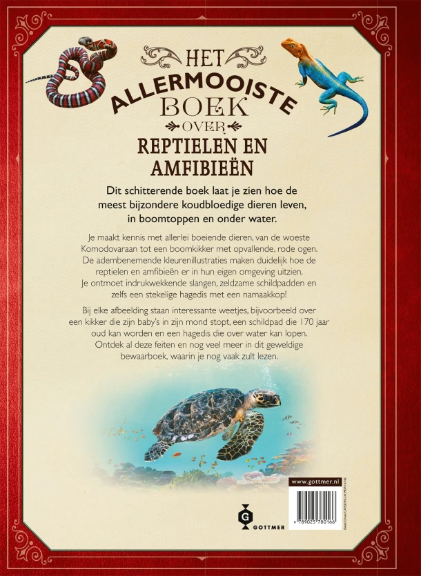 Het allermooiste boek over reptielen en amfibieën – Tom Jackson – boek cover