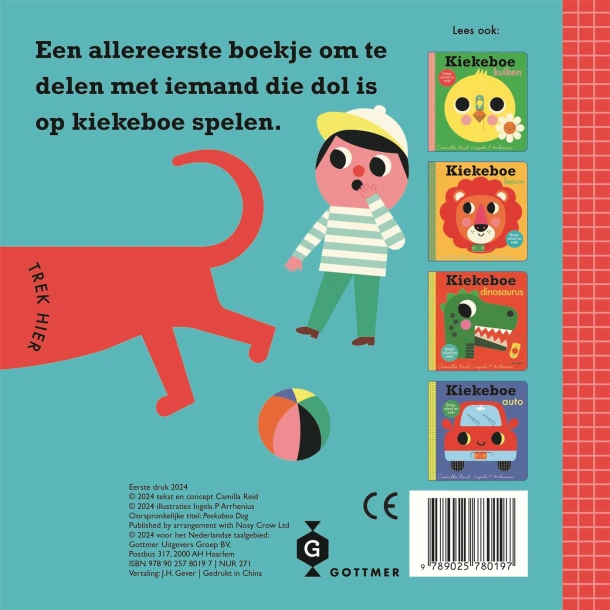 Kiekeboe hondje – Ingela P Arrhenius – boek cover