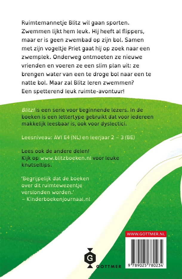 Zwemmen in de ruimte – Rian Visser – boek cover