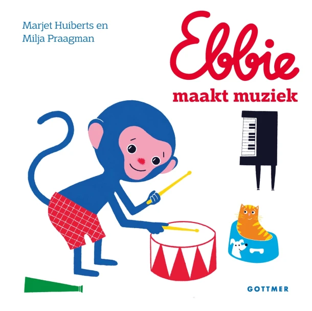 Ebbie maakt muziek – Marjet Huiberts – boek cover