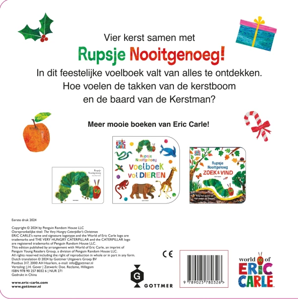Het is kerst! – Eric Carle – boek cover