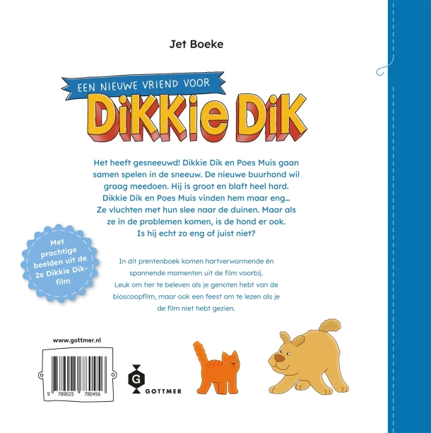Een nieuwe vriend voor Dikkie Dik – Jet Boeke – boek cover