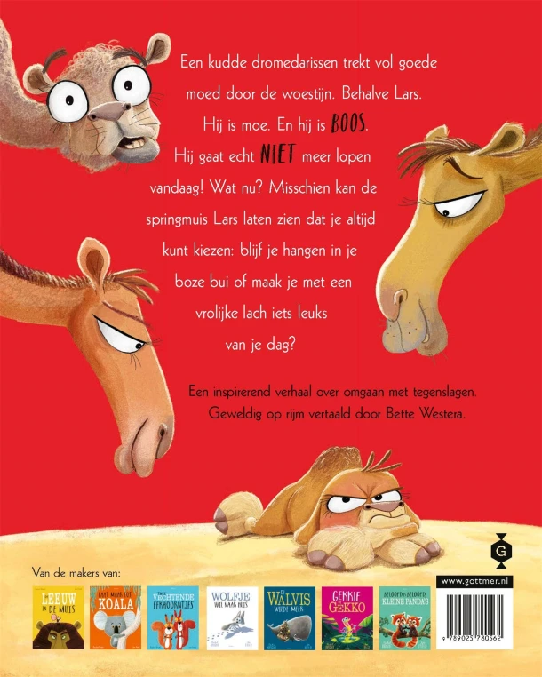 Lars de dwarse dromedaris – Rachel Bright – boek cover